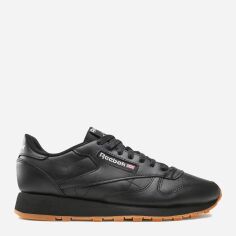 Акція на Чоловічі кросівки Reebok Classic Leather 100008493 45.5 (12US) 30 см Чорні від Rozetka