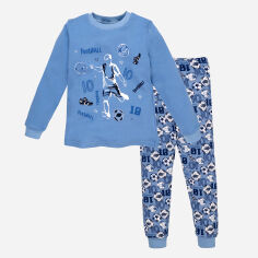 Акція на Дитяча піжама для хлопчика Татошка 0106302бол 134 см Блакитна від Rozetka