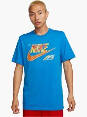 Акція на Футболка бавовняна довга чоловіча Nike U Nsw Tee Sole Rally Ftra FQ3758-435 XL Блакитна від Rozetka