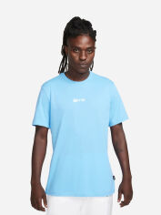 Акция на Футболка довга чоловіча Nike M Nsw Tee Nike Air FQ3789-412 L Синя от Rozetka