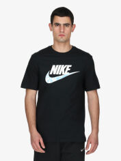 Акция на Футболка довга чоловіча Nike M Nsw Tee 12Mo Futura Sp24 FQ8034-010 S Чорна от Rozetka