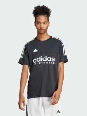 Акція на Футболка чоловіча Adidas M TIRO TEE Q1 IP3779 S Black від Rozetka