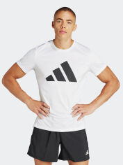 Акция на Футболка чоловіча Adidas RUN IT TEE IN0075 XL White от Rozetka