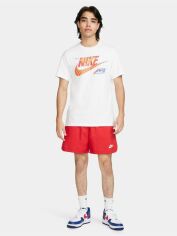 Акція на Футболка бавовняна довга чоловіча Nike U Nsw Tee Sole Rally Ftra FQ3758-100 M Біла від Rozetka