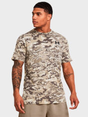 Акция на Футболка чоловіча Under Armour Ua Abc Camo Ss 1357727-203 XL Бежева от Rozetka