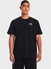 Акція на Футболка чоловіча Under Armour Ua M Logo Emb Heavyweight Ss 1373997-001 LG Чорна від Rozetka