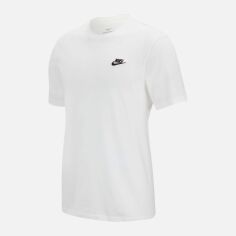 Акция на Футболка бавовняна довга чоловіча Nike M Nsw Club Tee AR4997-100 M Біла от Rozetka