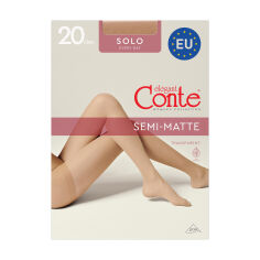 Акція на Колготки жіночі Conte elegant Solo з шортиками 20 DEN, Natural, розмір 5 від Eva