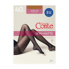 Акція на Колготки жіночі Conte elegant Solo з шортиками 40 DEN, Bronz, розмір 2 від Eva
