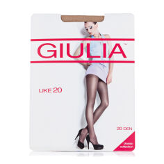 Акція на Колготки жіночі Giulia Like класичні, з шортиками, 20 DEN, Daino, розмір 5 від Eva