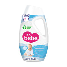 Акция на Гель для прання Teo Bebe Gentle & Clean Sensitive для дитячих речей, 21 цикл прання, 945 мл от Eva