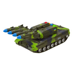 Акція на Іграшковий танк Автопром T-11 з пусковою установкою (AP9901B) від Будинок іграшок