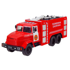 Акция на Автомодель Автопром КРАЗ Пожежна охорона служби ДСНС (KR-2202-07) от Будинок іграшок