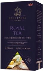 Акция на Чай чорний RealTaste Royal Tea в пірамідках 2.5 г х 20 шт. от Rozetka
