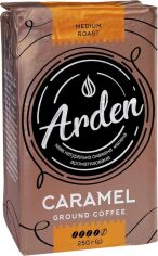 Акція на Кава Arden Caramel натуральна смажена мелена ароматизована 250 г від Rozetka