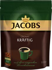 Акция на Кава розчинна Jacobs Cronat Kraftig 100 г от Rozetka