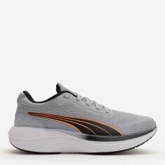 Акция на Чоловічі кросівки для бігу Puma Scend Pro 37877612 44.5 (10UK) 29 см Gray Fog-Puma Black-Clementine от Rozetka