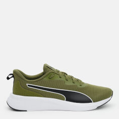 Акція на Чоловічі кросівки для бігу Puma Flyer Lite 37877411 42 (8UK) 27 см Olive Green-White-Black від Rozetka