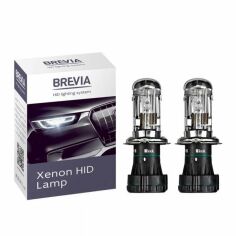 Акция на Ксеноновая лампа Brevia H4 4300K 35W 85V Bi-Xenon 12443 (2шт.) от Stylus