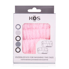 Акція на Набір нарукавників для вмивання K.O.S рожевий, 2 шт від Eva