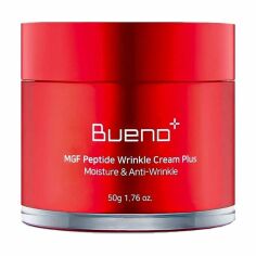 Акция на Омолоджувальний крем для обличчя Bueno MGF Peptide Wrinkle Cream Plus з пептидами, 50 г от Eva