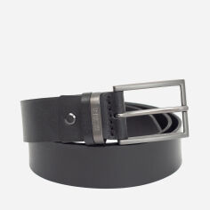 Акція на Ремінь чоловічий з натуральної шкіри Big Star Natural Leather-906 240028 90 см Чорний від Rozetka