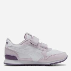 Акція на Дитячі кросівки для дівчинки Puma ST Runner v3 38551124 30 Puma White-Grape Mist-Crushed Berry від Rozetka