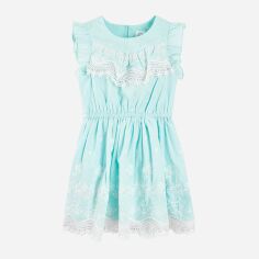 Акція на Дитяча літня сукня для дівчинки Cool Club CCG2412282 122 см Бірюзова від Rozetka