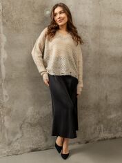 Акция на Костюм жіночий Seventeen 121 XXL-3XL Чорний з сірим от Rozetka