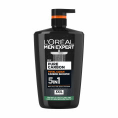 Акция на Чоловічий гель для душу L'Oreal Paris Men Expert Total Clean Shower Gel, 5 в 1, 1 л от Eva