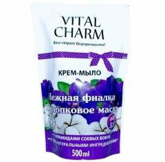 Акція на Мыло жидкое Vital Charm Нежная фиалка 500мл від MOYO