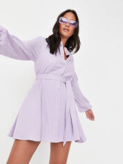 Акція на Плаття-сорочка коротке жіноче Missguided D1002939 40 Бузкове від Rozetka