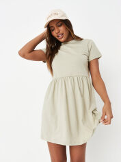 Акція на Плаття-футболка коротке жіноче Missguided D1002844 32 Оливкове від Rozetka