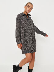 Акція на Плаття-сорочка коротке жіноче Missguided WXDD930477 42 Чорне від Rozetka