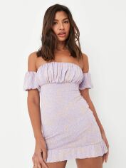 Акція на Сукня коротка літня жіноча Missguided D1005308 38 Бузкова від Rozetka