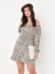 Акція на Плаття коротке жіноче Missguided MT111994 34 Бежеве від Rozetka
