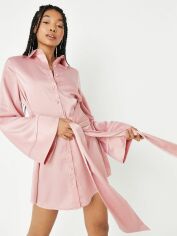 Акція на Плаття-сорочка коротке літнє жіноче Missguided D1003263 36 Рожеве від Rozetka