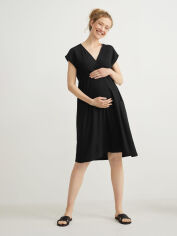 Акция на Плаття для вагітних міді літнє C&A GD-00061325 M Чорне от Rozetka