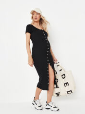 Акція на Плаття-футболка для вагітних міді осіннє Missguided GD-00065547 34 Чорне від Rozetka