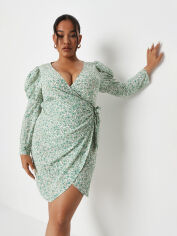 Акція на Плаття на запах коротке жіноче Missguided GD-00065772 44 Різнокольорове від Rozetka