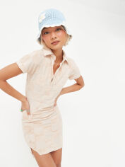 Акция на Плаття-футболка коротке літнє жіноче Missguided GD-00065814 40 Бежеве от Rozetka