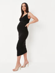 Акция на Плаття для вагітних міді літнє Missguided GD-00064319 42 Чорне от Rozetka