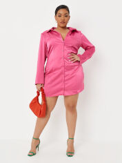 Акція на Плаття-сорочка коротке літнє жіноче Missguided GD-00063175 44 Рожеве від Rozetka
