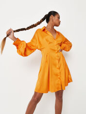 Акция на Плаття-сорочка коротке літнє жіноче Missguided GD-00064012 44 Помаранчеве от Rozetka