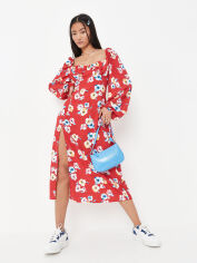 Акція на Плаття міді жіноче Missguided D1003425 46 Червоне від Rozetka