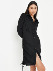 Акция на Плаття-сорочка коротке літнє жіноче Missguided TX104172 42 Чорне от Rozetka