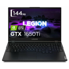 Акція на Ноутбук ігровий Lenovo Legion5 15IMH05 (82AU00Q8RA) Phantom Black від Comfy UA