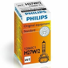 Акція на Лампа Philips галогеновая 12V H27W/2 27W Pgj13 (PS_12060_C1) від MOYO