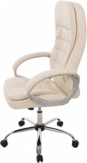 Акция на Крісло GT RACER X-2873-1 Business Cream от Rozetka