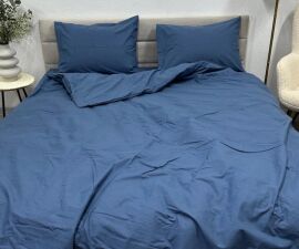 Акція на Підковдра Novita Євро 200х210 Зимова колекція Super Soft Фланель SB-199 Blue Ecotton від Rozetka